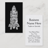 Carte De Visite vaisseau spatial (Devant / Derrière)