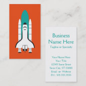 Carte De Visite vaisseau spatial (Devant / Derrière)
