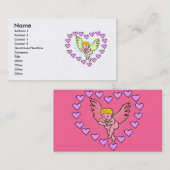 Carte de visite Valentine (Devant / Derrière)