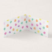 Carte De Visite Valentines Day Candy Hearts Motif (Intérieur)