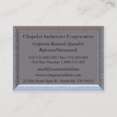 Carte De Visite Valiensphire Elegant Professionnel (Dos)