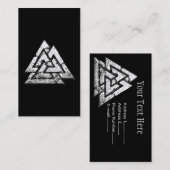 Carte De Visite Valknut (Devant / Derrière)