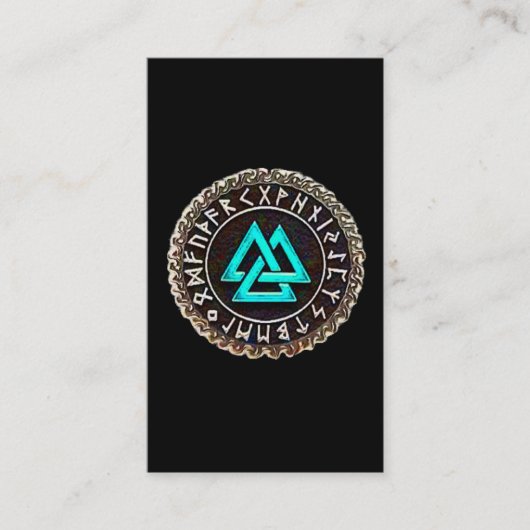 Carte de visite Valknut (Winding) (Devant)