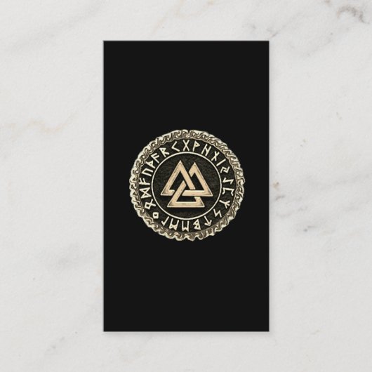 Carte de visite Valknut (WindingGOLD) (Devant)