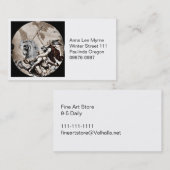 Carte De Visite Valkyrie transporte un héros à Valhalla (Devant / Derrière)