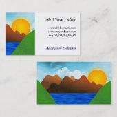 Carte De Visite Vallée (Devant / Derrière)