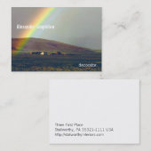 Carte De Visite Vallée de San Luis après pluie (Devant / Derrière)