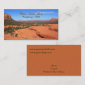 Carte De Visite Vallée de Sedona (Devant / Derrière)