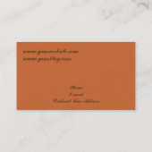 Carte De Visite Vallée de Sedona (Dos)