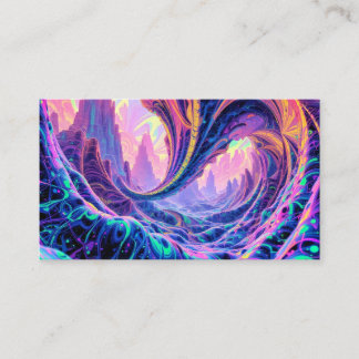 Carte De Visite Valley Psychedelic