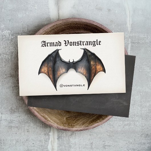 Carte De Visite Vampire Bat