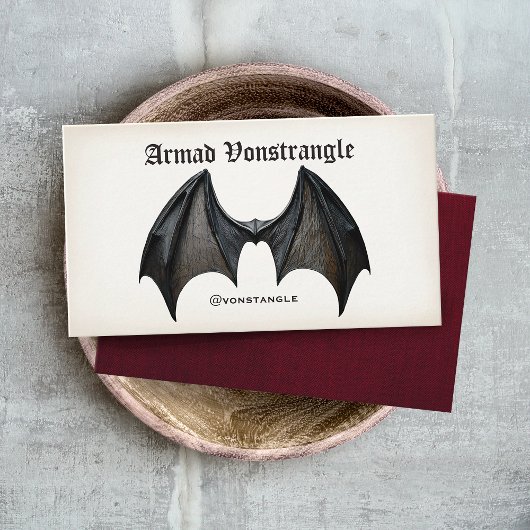 Carte De Visite Vampire Bat