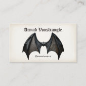 Carte De Visite Vampire Bat (Devant)