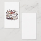 Carte De Visite Van Crème de glace (Devant / Derrière)