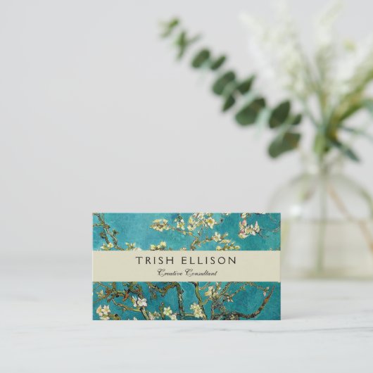 Carte De Visite Van Gogh Almond Blossoms Impressionnisme Classique (Debout devant)