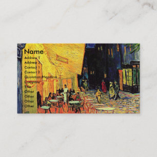 Carte De Visite Van Gogh Cafe Terrasse (F467) Art