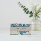 Carte De Visite Van Gogh Iris Vase Peinture Impressionnisme (Debout devant)