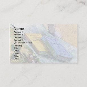 Carte De Visite Van Gogh - Nature morte avec statuette en plâtre