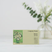 Carte De Visite Van Gogh, Roses roses roses dans un vase (Debout devant)