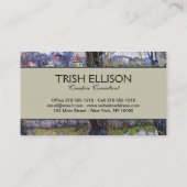 Carte De Visite Van Gogh Vue Arles Jardin Fleuri (Dos)