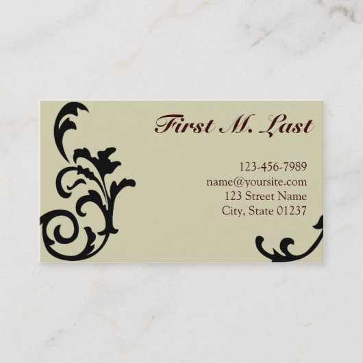 Carte De Visite vanessa (Devant)