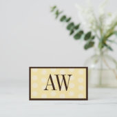 Carte De Visite Vanille (Debout devant)