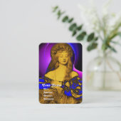 Carte De Visite VANITÉ BEAUTÉ-MODE COSTUME DESIGNER Gold Metal (Debout devant)