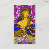 Carte De Visite VANITÉ BEAUTÉ-MODE COSTUME DESIGNER Rose violet (Dos)