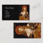 Carte De Visite VANITÉS BEAUTÉ-MODE COSTUME DESIGNER, Noir (Devant / Derrière)