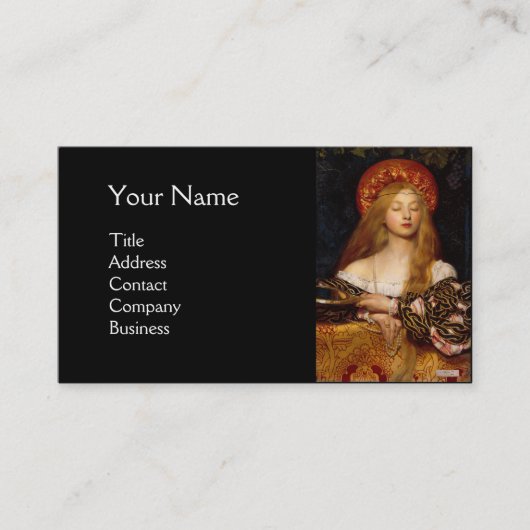 Carte De Visite VANITÉS BEAUTÉ-MODE COSTUME DESIGNER, Noir (Devant)