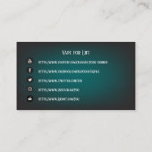 Carte De Visite VAPE | Retro VAPE Box Business Social Media (Dos)