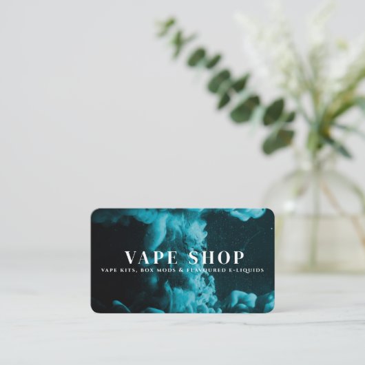 Carte de visite Vape Shop (Debout devant)