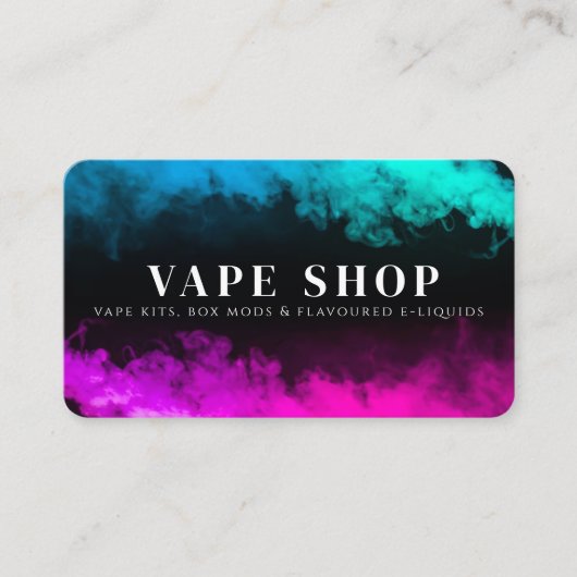 Carte de visite Vape Shop (Devant)