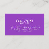 Carte de visite Vape Shop (Dos)