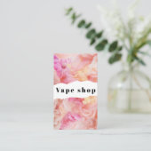 Carte De Visite Vape Shop Fumer la cigarette (Debout devant)