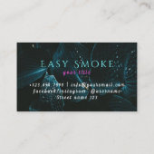 Carte De Visite Vape Smoke Shop Store Electronic Cigarette (Dos)