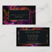 Carte De Visite Vapeur Blacklight pour Vape Shops (Devant / Derrière)