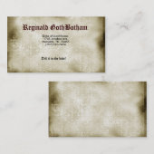 Carte De Visite Vapeur Punked (Devant / Derrière)