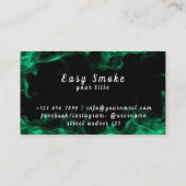 Carte De Visite Vapor Vaping Smoke Smoking Shopcigar (Dos)