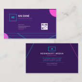 Carte De Visite Vaporwave (Devant / Derrière)