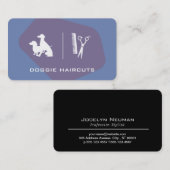 Carte De Visite Variation de l'éleveur de chiens (Devant / Derrière)