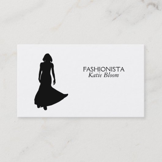 Carte De Visite Variation de mannequin de podium (Devant)