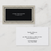 Carte De Visite Variation de texture croisée d'éclosion (Devant / Derrière)