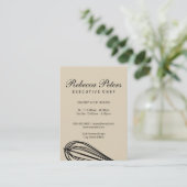 Carte De Visite Variation de Whisk | Maître culinaire (Debout devant)