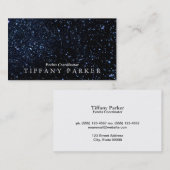 Carte De Visite Variation du ciel nocturne (Devant / Derrière)