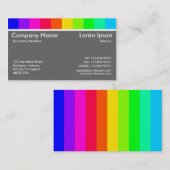 Carte De Visite Variations de couleur 04 (60% Gris) (Devant / Derrière)