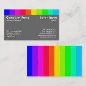 Carte De Visite Variations de couleur 04 (60% Gris) (Devant / Derrière)