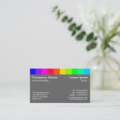 Carte De Visite Variations de couleur 04 (60% Gris) (Debout devant)