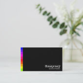 Carte De Visite Variations de couleur III 01a - Noir (Debout devant)
