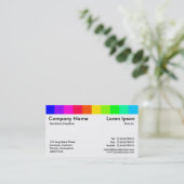 Carte De Visite Variations de couleurs 04 (Debout devant)